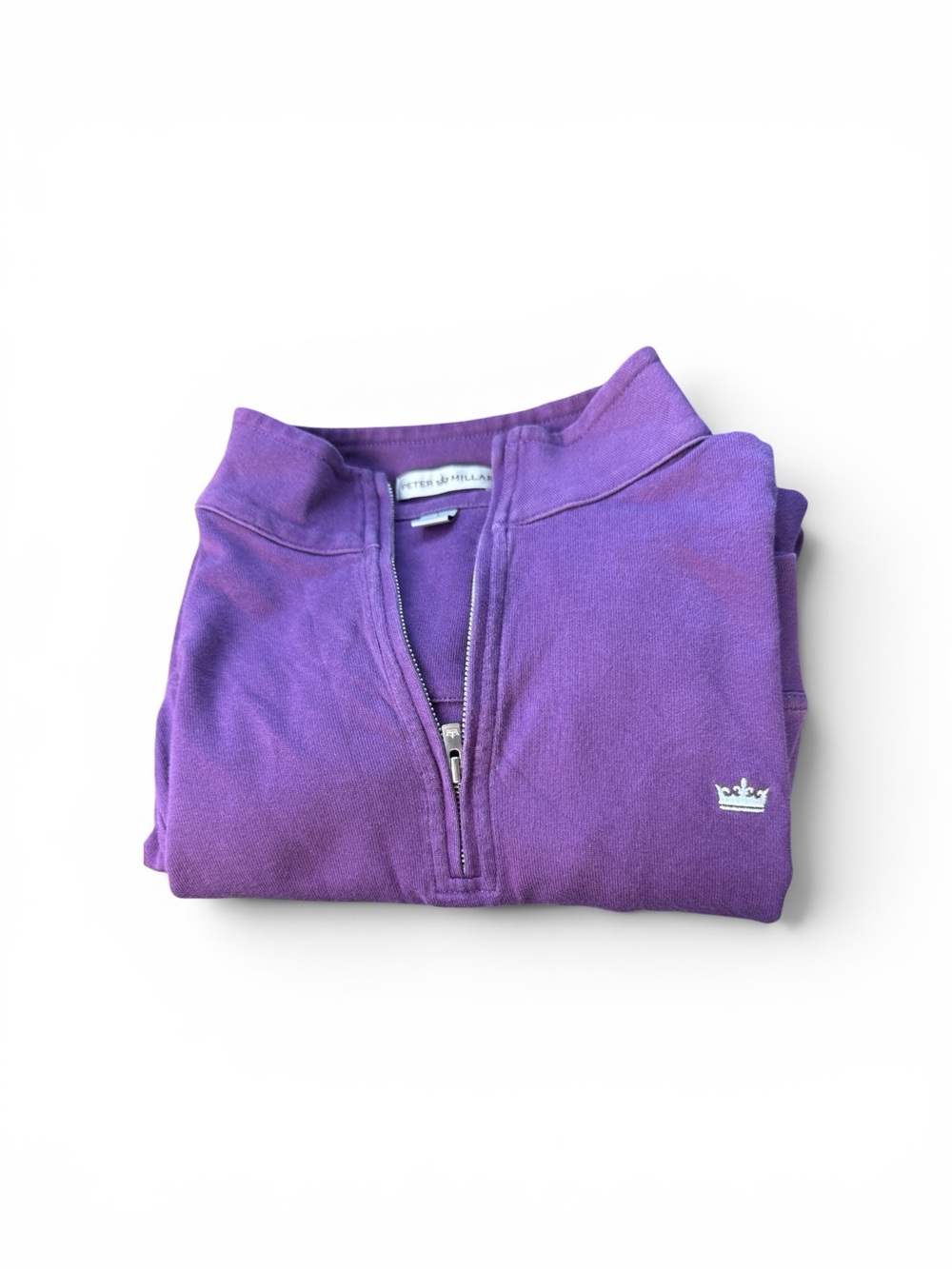 Peter Millar Purple Quarter-Zip Shirt Jacket